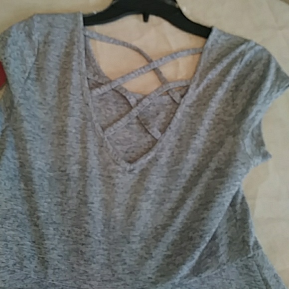 Gray summer dress - Picture 3 of 3